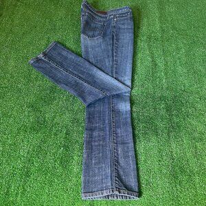 Levi's Mid Rise Classic Fit Straight Leg San Francisco Y2K Blue Jeans Size 28